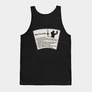 Comic design for the WT player Tank Top